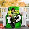 1pc Ben10 Theme Blanket - Digital Print, Polyester, Cozy for All Seasons, Perfect for Outdoor, Camping, and Travel