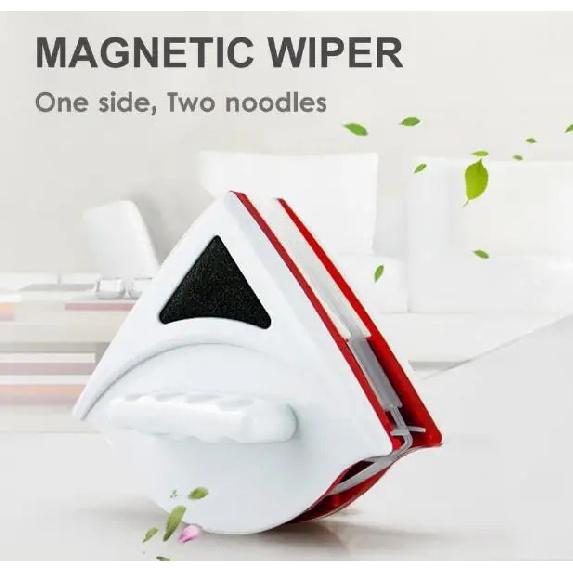 Magnetic Window Cleaner Wiper Double Side Wipe Brush Washing Glass Cleaning Washer Tools