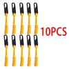 5PCS Fabric Zipper Closure Replacement Slider for Zipper Handle Repair Kit Zipper Pullers Durable Wear-Resistant Cord LLT003