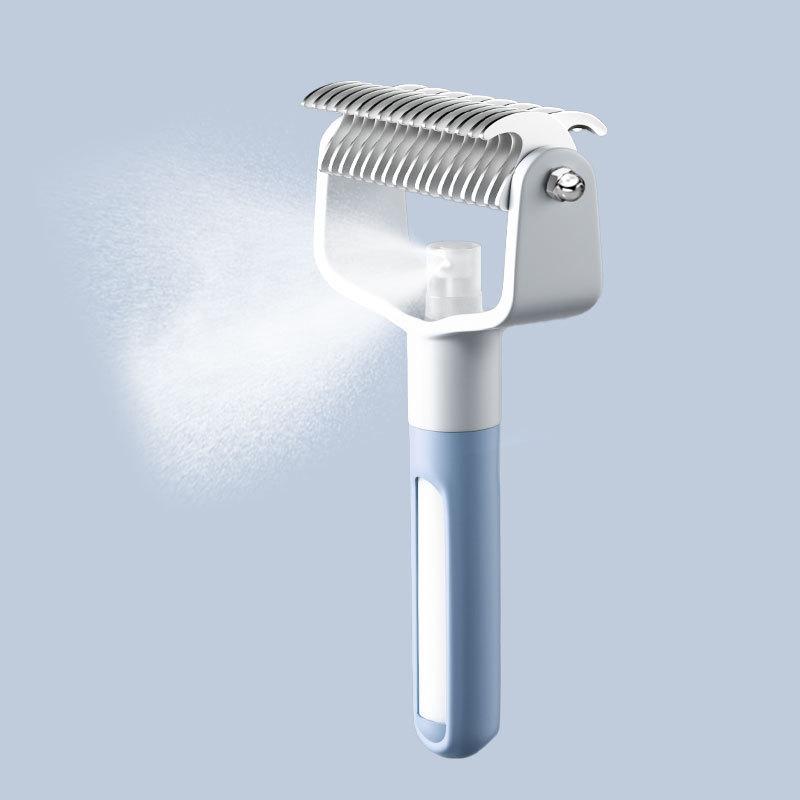 Stainless Steel Pet Spray Comb Self-Cleaning Pet Opening Knots Hair Remove Comb Dogs Cats Grooming Clean Tools Accessories
