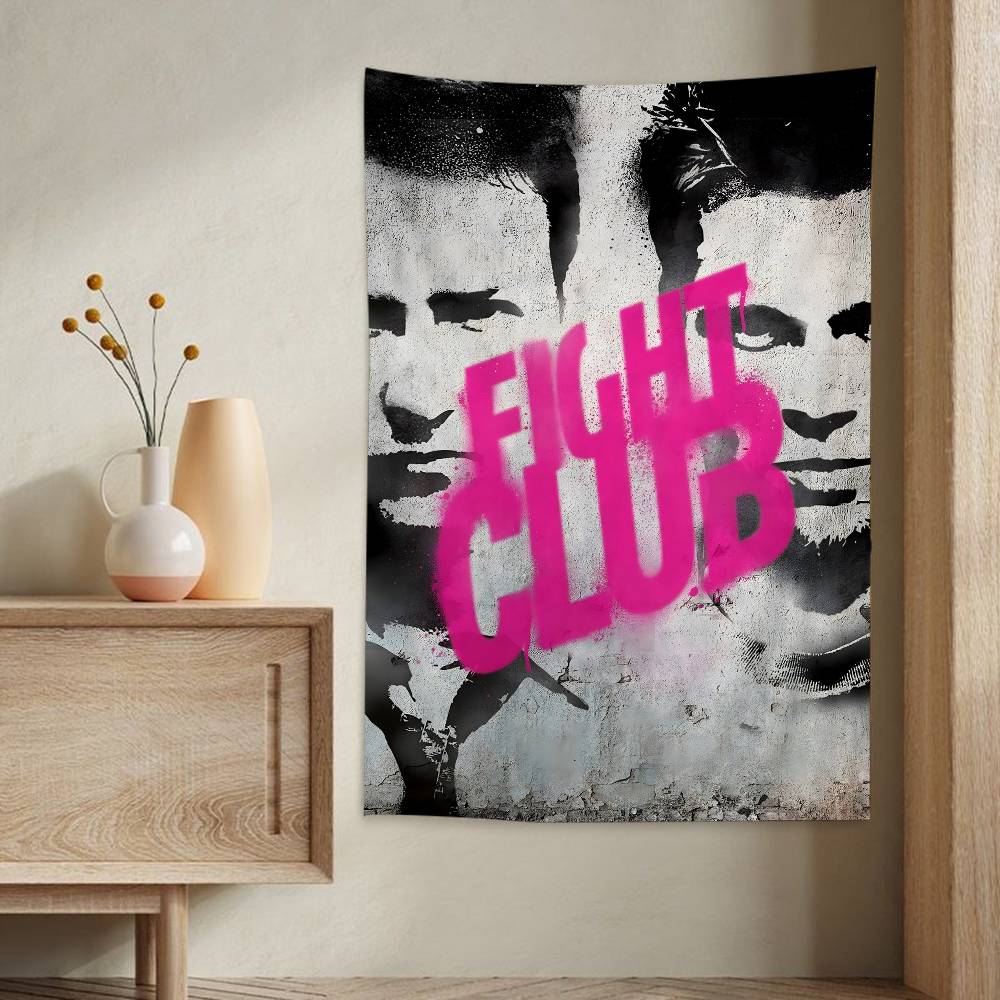 Movie Fight Club Classic Hanging Bohemian Tapestry Bohemian Wall Tapestries Mandala Kawaii Room Decor