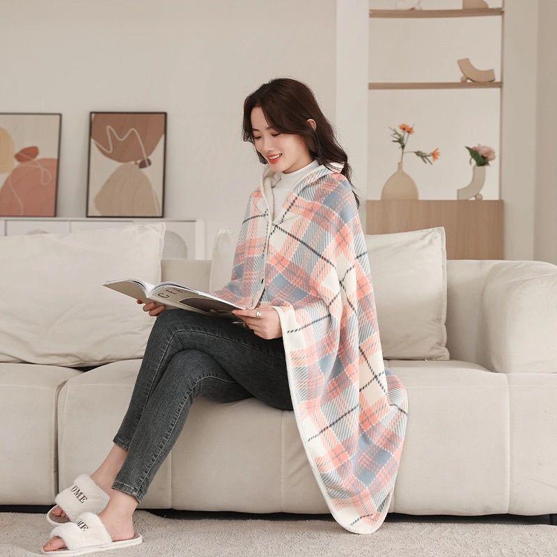 Premium Cozy Fleece Blanket - Warm, Thick, Multi-Functional for Autumn and Winter