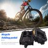2 pièces pédales de vélo pédales de vélo pliantes avec roulements lisses haute résistance ultra-léger universel Installation simple pédales plates de vélo