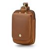 Small Male Bag Genuine Leather Waist Bag Phone Belt Pouch Men's Waist Pack With Clip On Pants Leather Waist Bag Mini Phone Bag