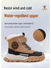 Bobodou 2026 Winter Boys' and Girls' Plus Velvet Snow Boots