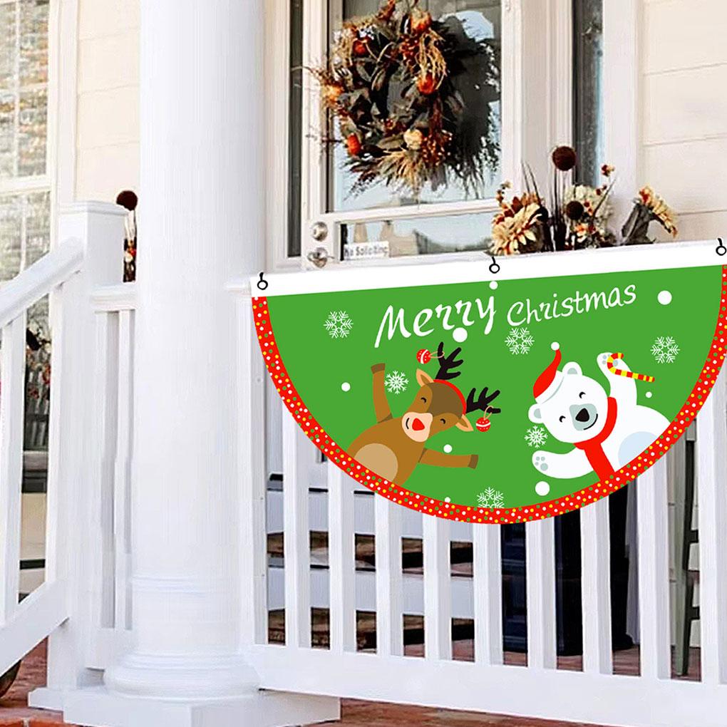 Christmas Flag Banner Durable And Exquisite Craft For Festive Decor Flag Banner Christmas Porch