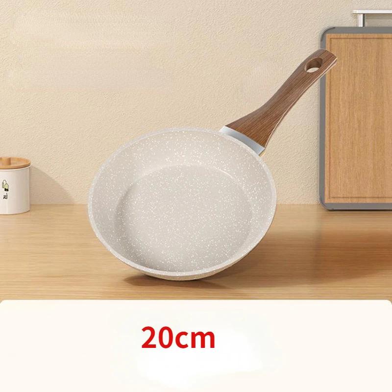 

Багатофункціональна глибока сковорода з антипригарним покриттям Skillet Saute Здоровий медичний кам яний посуд Сковорода шеф-кухаря Сковорідки для яєць і омлетів