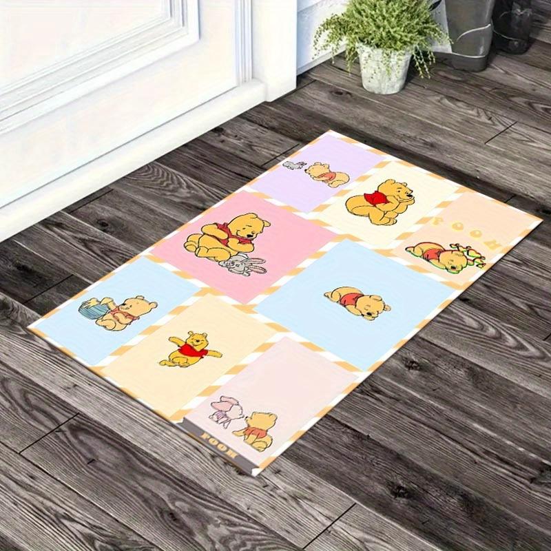 

1pc Winnie Pattern Area Rug Soft Flannel for Living Room, Office, Bedroom, Outdoor and Camping, Sofa Coffee Table 60cm by 90cm