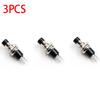 3pcs Momentary Push Button Switch ON-(OFF) SPST 1 Normally Closed Contacts 2 Pins Model Light 2250VAC/1A 125VAC/3A Pushbutton