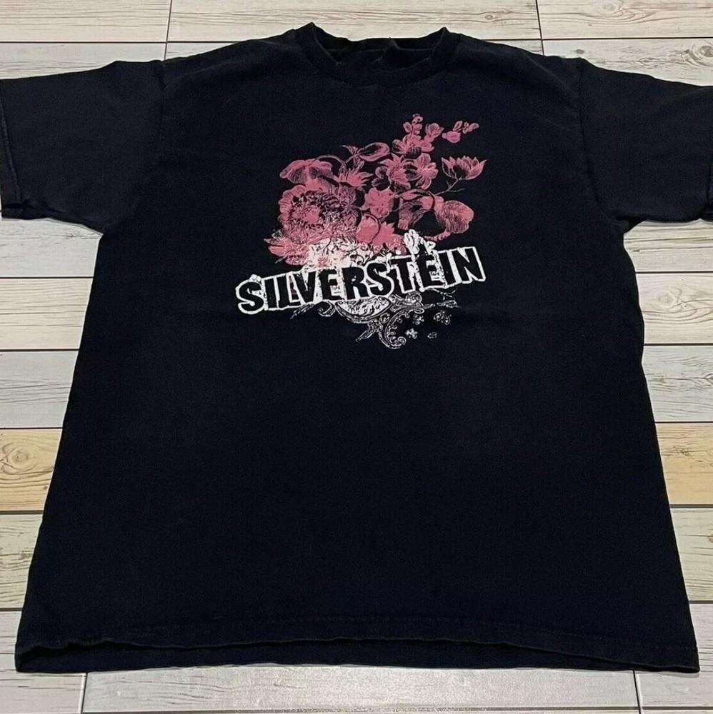 Футболка с принтом Silverstein Emo Band Tour Размер S-5XL Короткий рукав Унисекс XXXXL