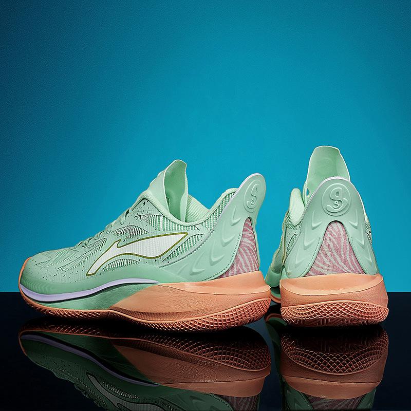 Spring and summer low-top basketball shoes Mesh Jaws actual basketball shoes Middle school students professional competition sports training shoes