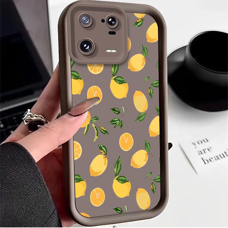 Summer Yellow Lemon Case for Xiaomi Mi 15 Pro 14 14T 13 13T 12 11 Lite 11T POCO X7 X6 5G X5 X3 NFC F6 F5 M7 M6 4G Cover Funda