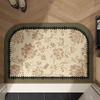 French Vintage Entry Door Mat Non-Slip Durable PVC Coil Rug Customizable Home Entrance