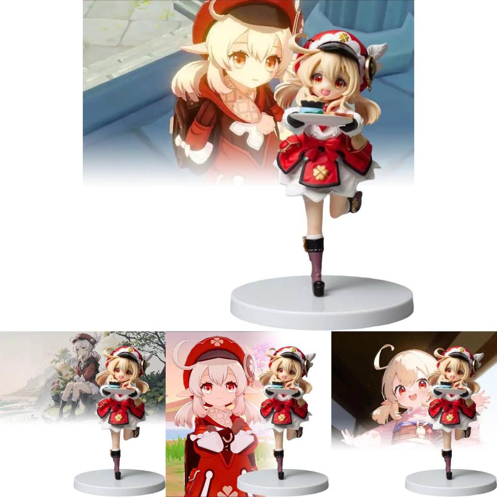 Genshin Impact Gk Klee Cute Coffee Shop Dessert Display Figure 16cm Pvc Model