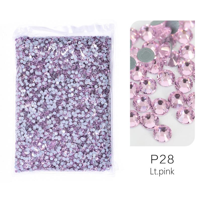 Large Packaging Uniform Glass Imitation Austrian Hot Diamond, Hot Melt Adhesive Bottom Diy Clothing Shoes And Hats Jewelry Rhinestone