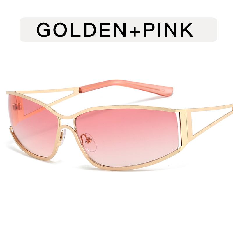 New Stylish Cool Sunglasses European American Punk Y2K Hollow Out Women Sunglass Fashion Trendy Sunglasses Male
