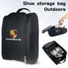 Portable Football Boot Bag Golf Football Basketball Shoe Carrier Breathable Pouch For Porsche 911 Taycan Cayenne Boxster Cayman