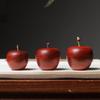 Red Pear Wood Bamboo Apple-Style Ornament Decoration (Available in Sizes 4.0, 4.5, 5) for Home and Living Room