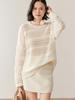 Women's Cashmere Round Neck Pullover Sweater - Fashionable and Warm for Autumn and Winter