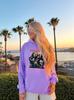 Women's Halloween Grim Reaper Fleece Hoodie with Kangaroo Pocket