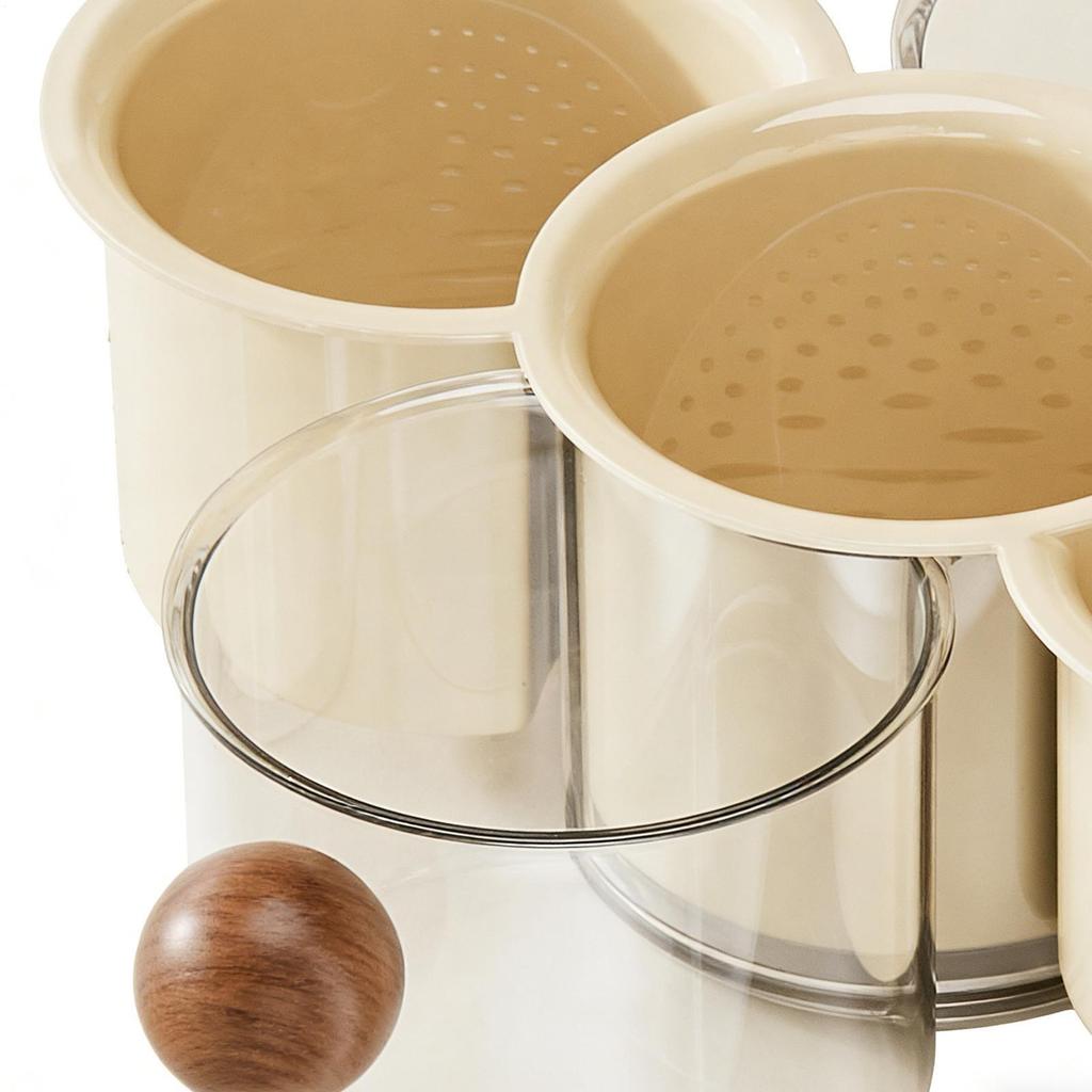 Fruit Organizer Rotating Stackable Food Organization Tray Fruit Storage Plate For Vegetable Nut Family Gathering Picnic Kitchen