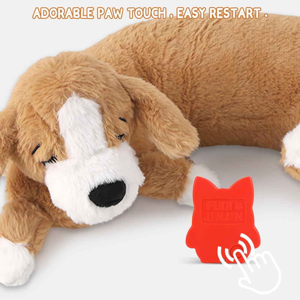 Large Plush Dog Toys, Dog Birthday Gifts, Pet Heartbeat Soothing Toys, Dog Chew Toys, Pet Calming Aids, Behavioural Training Toy