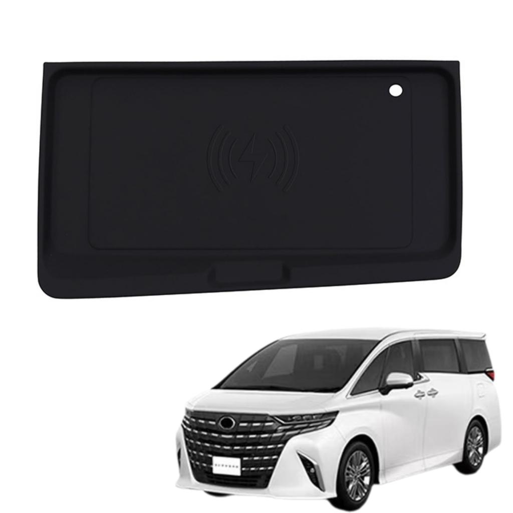 EopTatoo Compatible with Alphard Vellfire 40 Series Rubber Smart Phone Anti-Slip Wireless Charging Mat Custom Parts Accessories Indoor Goods