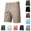 Cotton Casual Shorts For Men With Multiple Pockets Summer Slim Fit For Teenagers