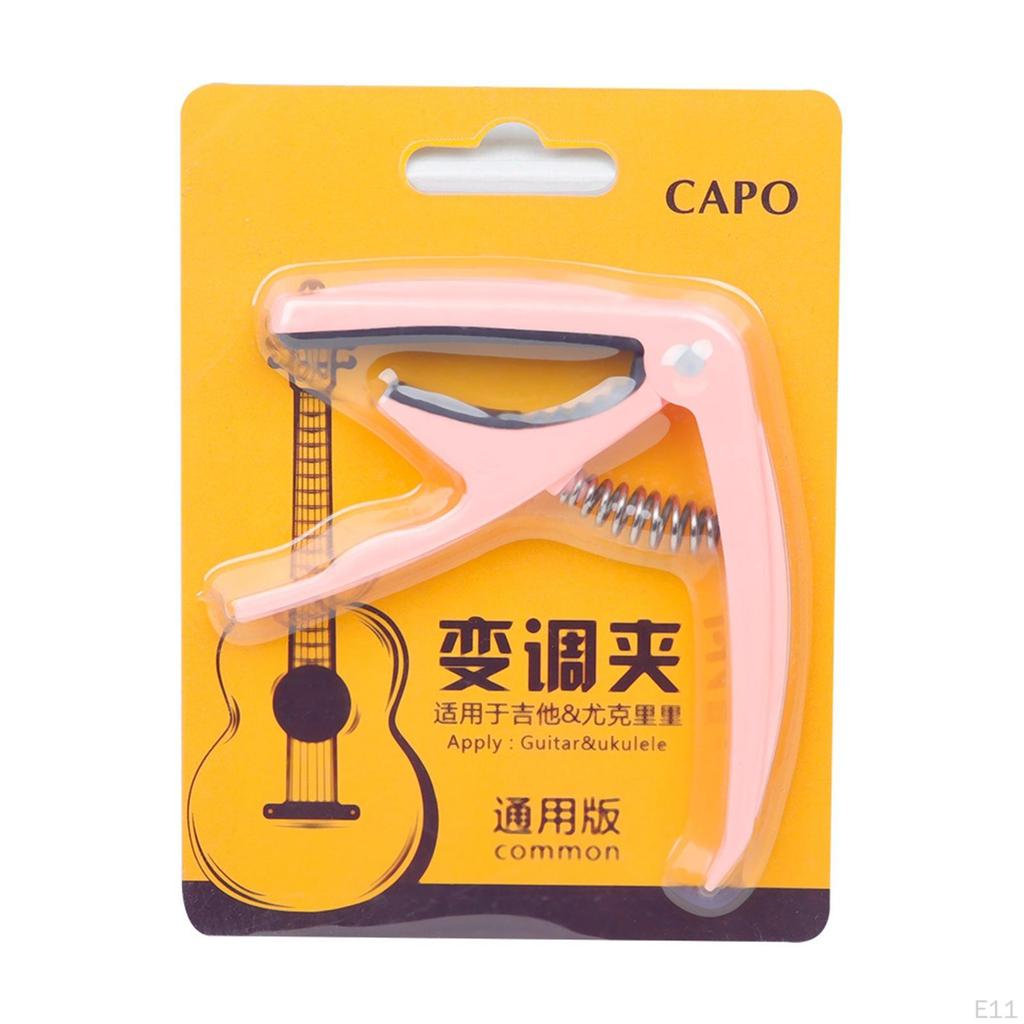 Resin Clamp for Capo Ukulele 4 Strings Soprano Concert Tenor Baritone Light