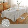 Checkered Table Cloth for Household Waterproof and Oil Resistant Dining Table Cloth Rectangular Durable and Easy To Maintain
