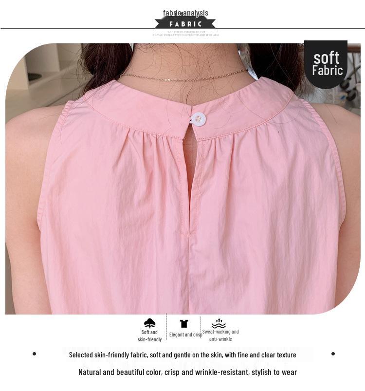 Francuski Uroczy Ciążowy Zestaw Babydoll Bez Rękawów Top i Szorty - Lato 2024