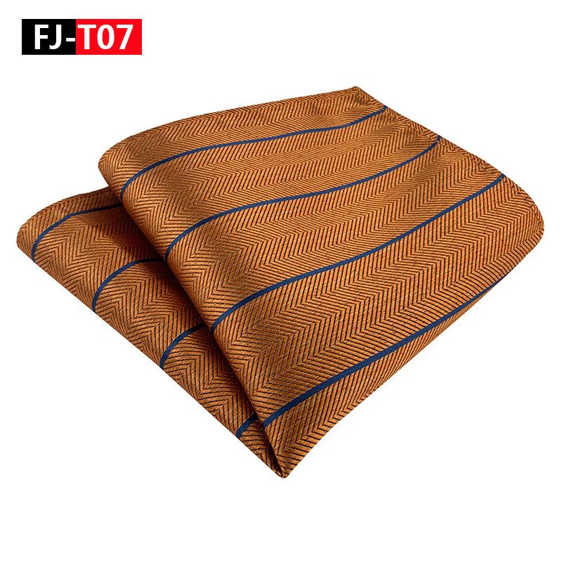 Herren Gestreiftes Polyester Seide Business Einstecktuch
