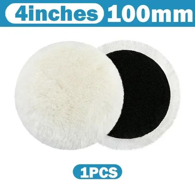 Wool Car Polishing Pad Set For Polisher Machine Waxing Polishing Buffing Auto Paint Care Polisher Pads 3/4/5/6/7 Inch