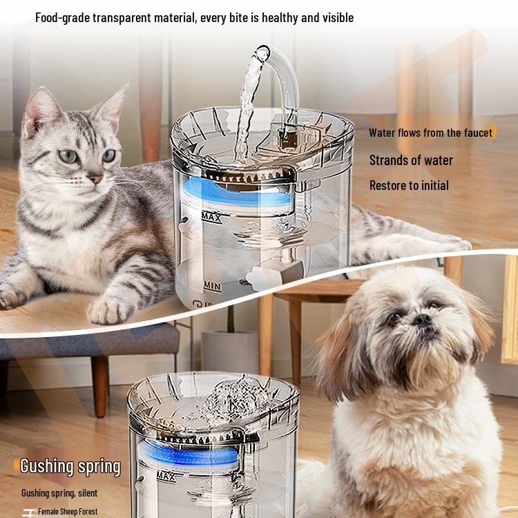 Miaolishi Thermogesteuerte Katzenwasserfontäne & Automatischer Spender