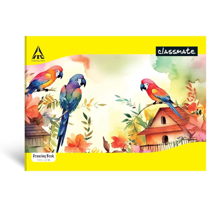 Classmate Drawing Book - A4, Soft Cover - Pack Of 12