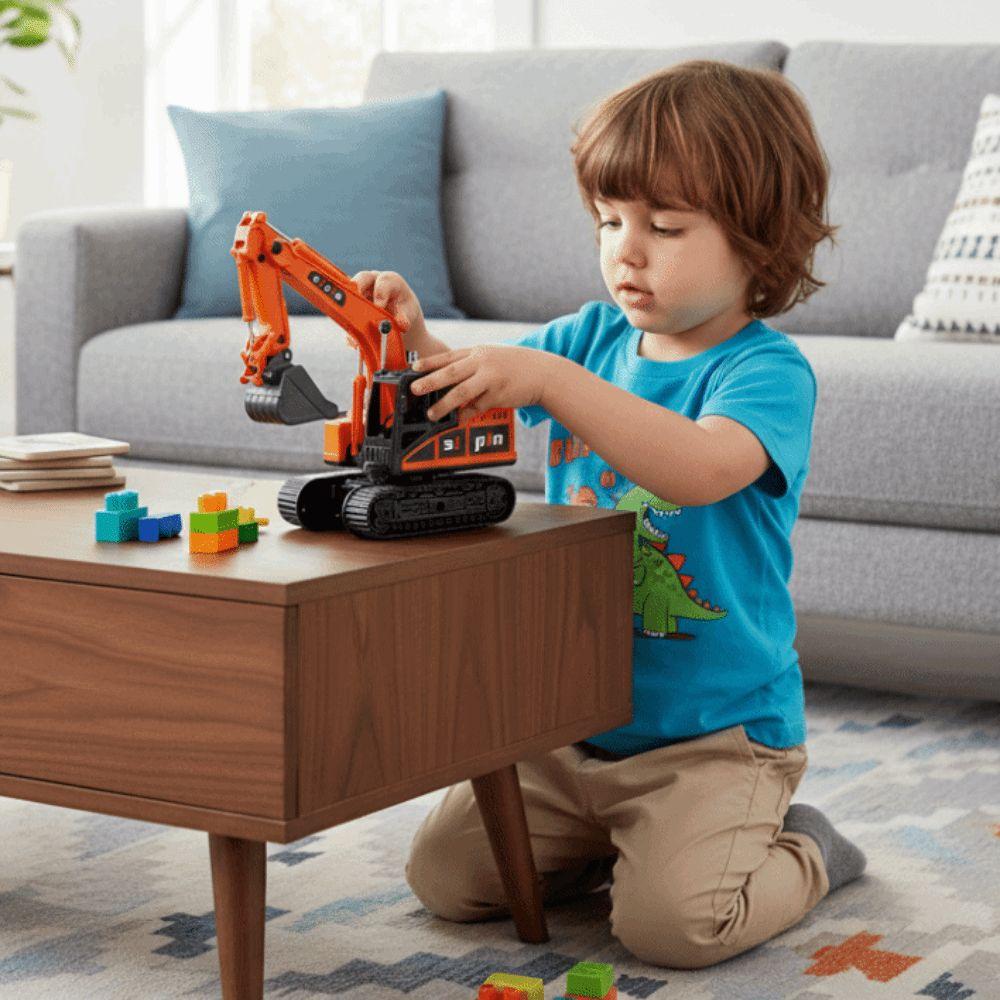 Simulation Excavator Model Toy Flexible Joints Forklift Car Model Kids Toy