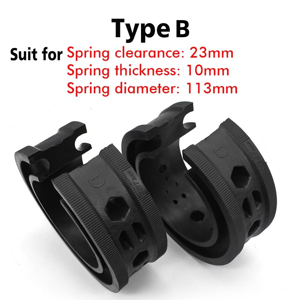 

2pcs Car Spring Autobuffer Shock A/B/C/D Type Absorber Spring Compress Bumper Power Pressure Bearing Top Rubber Auto Buffers