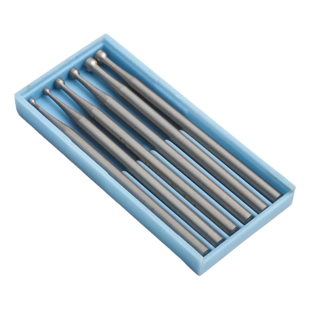 Engraving Bits 49.5mm 1.95in Carving Cutter 6 Sizes Included Abrasion Resistance Precision Cutting Suitable For Drills