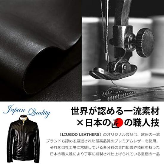 Single Riders Single Rider Jacket SRS01A 3L Size Pull Up Dark Brown [Liugoo Leathers] Men's