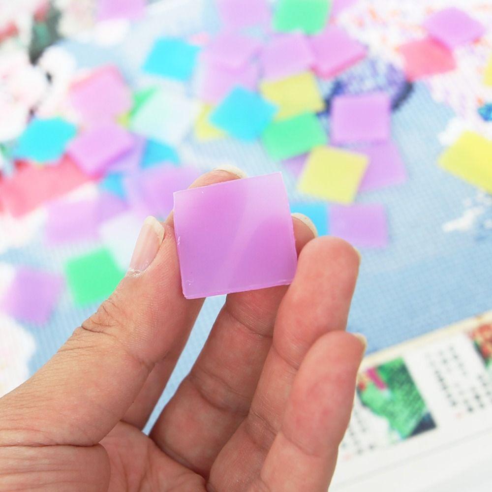 48/32PCS Silicone Luminous Painting Clay Wax Storage Container Box Cross Stitch Diamond Painting Glue Wax Embroidery Mud DIY