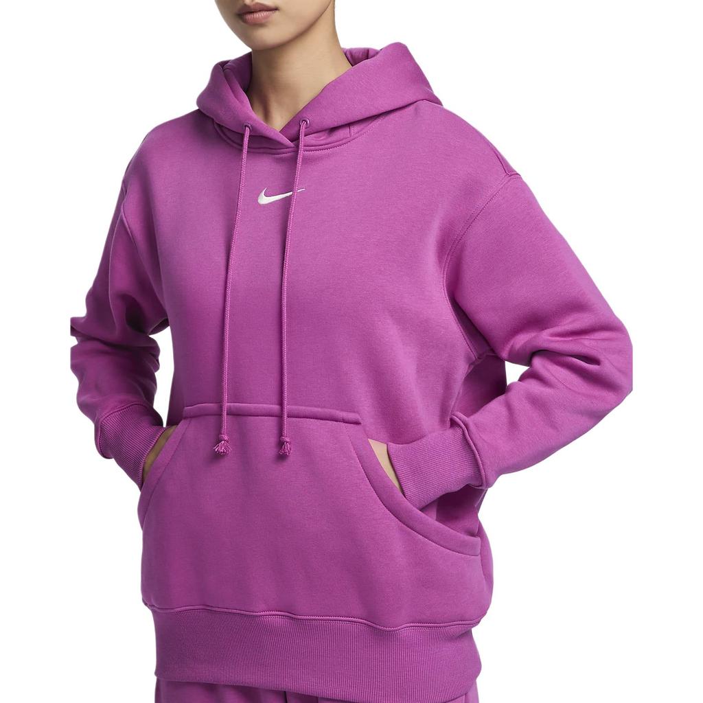 Nike Sweatshirts Women's Purple Hooded Moderate Regular DQ5861-518