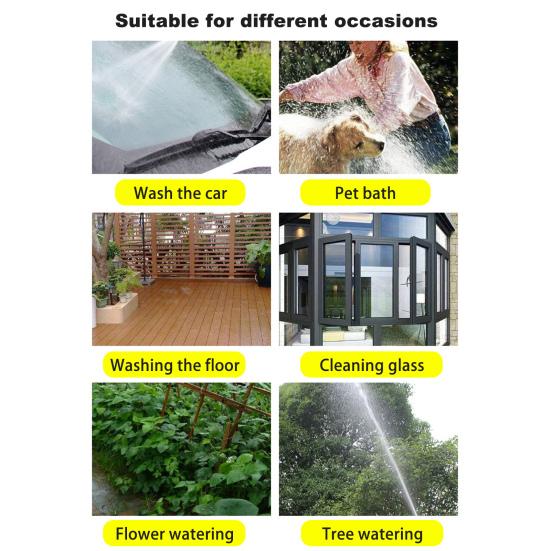 Hochdruckreiniger mit rutschfestem Griff, leistungsstarkes, verstellbares Design, universeller, auslaufsicherer Gartenschlauch, Hochdruckreiniger-Düsenaufsatz