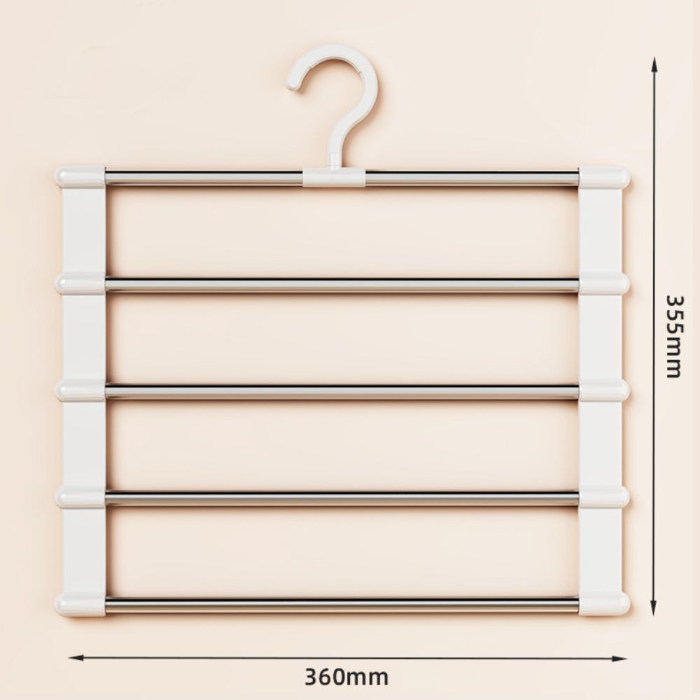 5 Layers Magic Pants Rack Stainless Steel Clothes Organizer Hanger High Quality Closet Organizer
