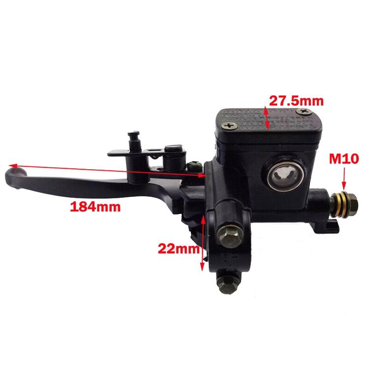 ATV Viertakt-Auto UTV Kart Vorder- und Hinterradbremsen Pumpe Scheibenbremse Griff Ölpumpe Handbremse Mit Bremsassistent