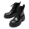 Boots Martin Boots High Top British Style Mid Top Tide Shoes Tooling Spring and Autumn Locomotive Summer Black Men's Shoes 8516-B