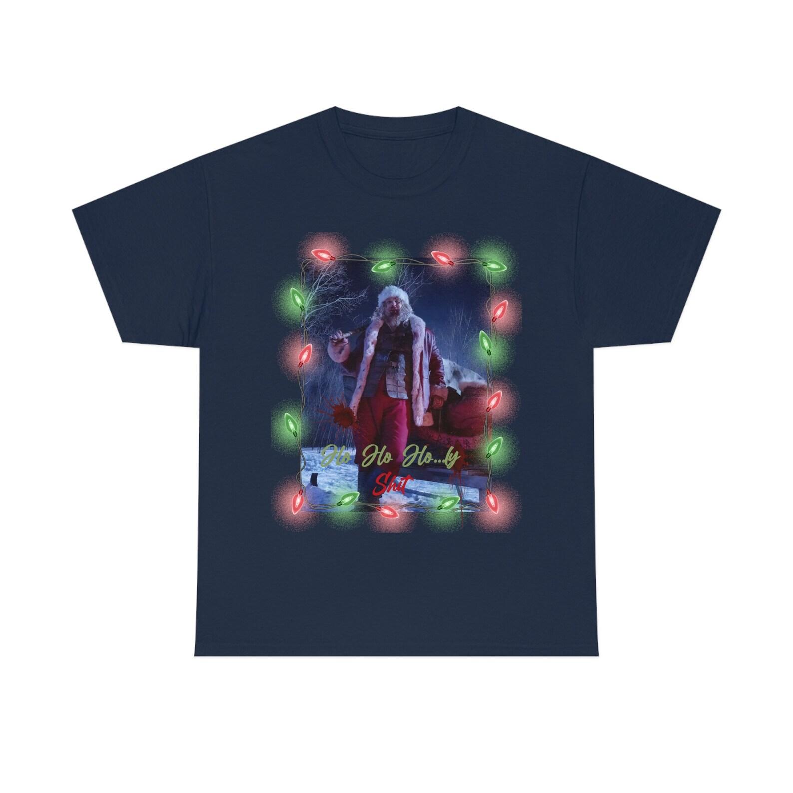 Violent Night - Holy Shit/Bloody Version - Bella Canvas Unisex Heavy Cotton Tee 130
