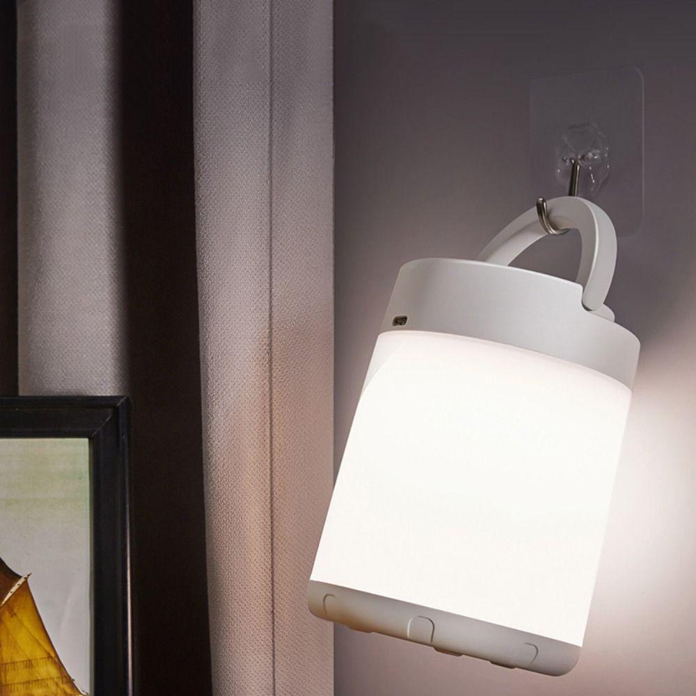 

USB Changing LED Night Light Portable Bedside Ambient Light Sleep Light Eye Protection белый