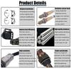 Up+Downstream Oxygen Sensor For BMW 550i GT 650i 750i 750Li Alpina B6 B7 X5 X6 4.4L 11787576673 11787545074 234-5026 234-4876