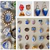 100pcs R Type Hanging Firing Hook High Temperature Resistance Hanging Burning Needle Ring  Pendant