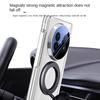 For VIVO X Fold 5 360° Swivel Alloy Bracket Magnetic & Bracket & Ring 3-in-1 Tempered Glass Film Anti-Drop Phone Case